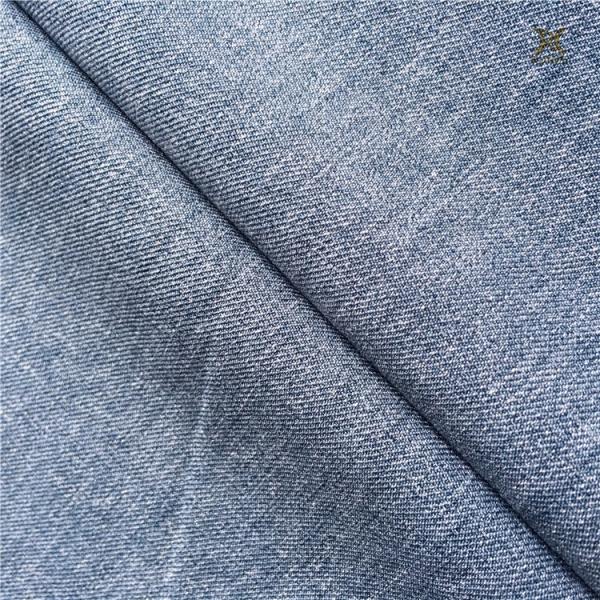 Anti Pill 95% Polyester 5% Spandex Twill Cation Copy Linen Stretch Fabric For Women Pants