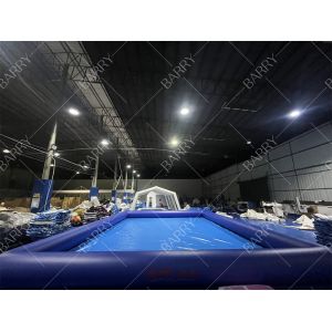 Customizable High Quality Rectangular PVC Deep Inflatable Swimming Pool for