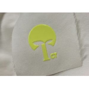 Fashion Logo Design Printed Garment Labels , Flag Pattern Reflective Patches For