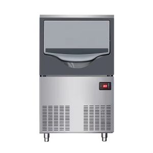 Cheap Granular Ice Machines 60kg Snow Nugget Ice Block Maker Commercial Snowflake Ice Making Machine for Business Automatic for sale