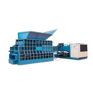 PLC Scrap Metal Baler Machine For Automobile Recycling Plant