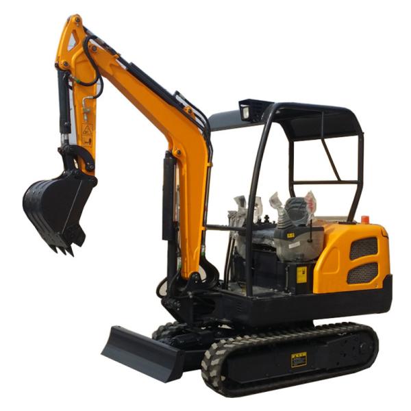 Quality Rubber Track Excavator With Dozer Blade , Digging Machine For Agriculture wholesale