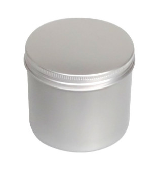 Quality 300ml 83*75 Silver Round Threaded Aluminum Can Flower Tea Snacks Nuts Sealed Sub-Cans Storage Jars wholesale