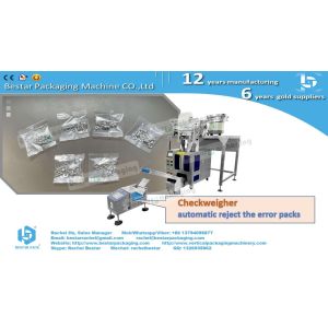 Automatic counting packing machine two bowls for cam lock nuts and cam screw