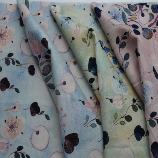 47*58 180gsm Printed Lenzing Ecovero Viscose Rayon Twill Fabric