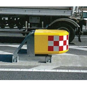 Orange 8 Guard Temporary Crash Cushion