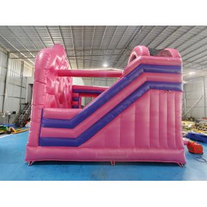 Digital Printing Inflatable Bounce House With Slides Disney Princess Inflatable