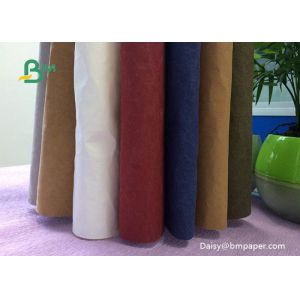 China Natural Fibrous Pulp Recyclable Kraft Paper / White Kraft Paper Roll on sale