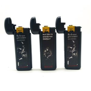 Windproof Jet Flame Electronic Cigarette Lighter Refillable and Durable Design