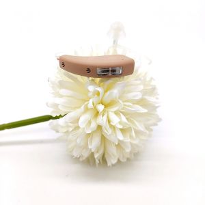 White Open Fit Hearing Aids 4 Channels Self Programmable