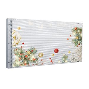 67% Transparent Rate Indoor Holographic Transparent LED Display with 6KG Cabinet