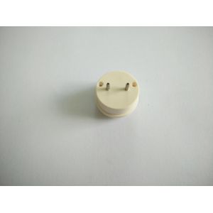 White Plastic Injection Parts OEM / ODM Service Two Different Material