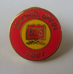 Cheap Imitation Cloisonne / Imitation Hard Enamel red 1.4mm - 3.0mm lapel pin badge for sale