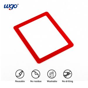 8.5x11 Self Adhesive Sign Holder For Wall , No Magnet Needed Sign Display Frames