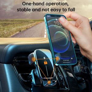 2.5D Tempered Glass Magnetic Car Mount With Automatic Recognition And Breathing