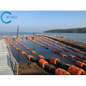 Polyethylene Pontoon Floats Wear Resistant HDPE Pipe Dredging Tubes Buoy Marine