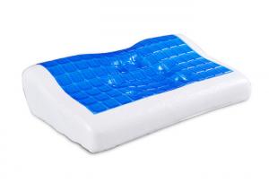 China Ice Gel Memory Foam Pillow Foam Pattern Custom Neck Support Gel Pillow In Summer on sale