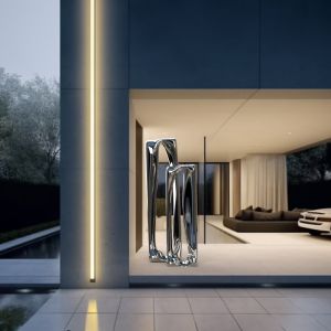 Discover The Transformative Nature Of Refraction With Towers Of Refraction Stainless Steel Sculpture