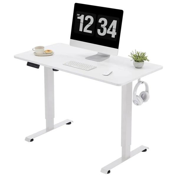 Metal Single Motor Adjustable Standing Desk Stand up Mechanism Height Modern