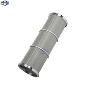 Customize Stainless Steel Wedge Wire Mesh Filters with Round Perforated Pipe