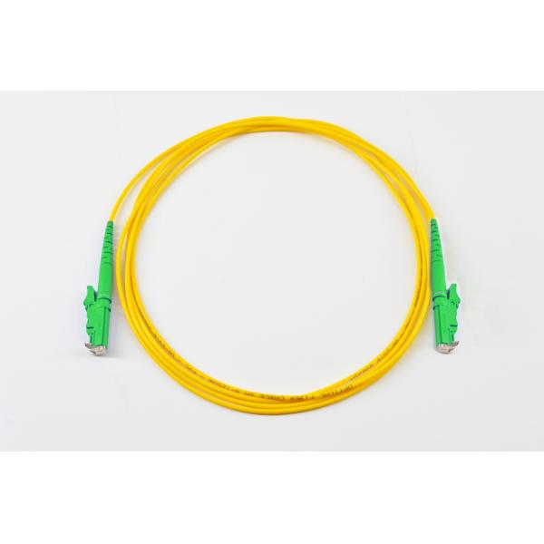 Durable Fiber Optical Patch Cord E2000/APC E2000/UPC Low Smoke Zero Halogen