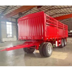 Durable Draw Bar Design Full Trailer For Capacity Timber Transport Not Self