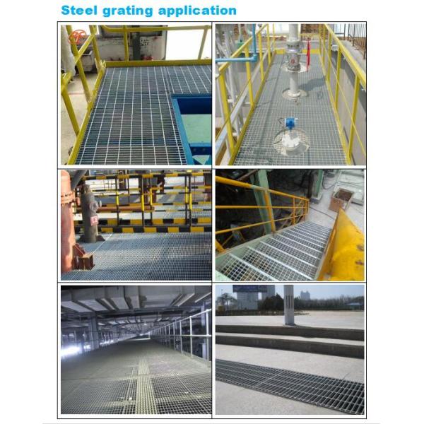 Hot dipped galvanized press welded 2mm steel grating for drainage channel