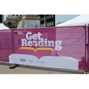 2mx3m Outdoor PVC Mesh Fencing Printing As Customs Design For Trade Show Large