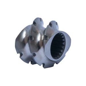 TME Mixing Zone Twin Extruder Screw Element Extruded Parts 0.3kg PE