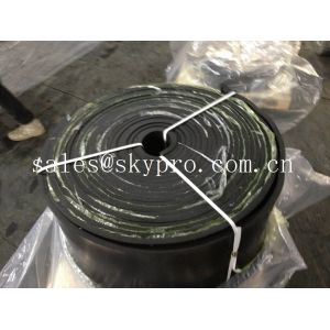 Soft wear resistant chamfered edge conveyor skirting rubber board