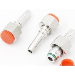 China Female Metric 24 Degree Cone Hydraulic Hose Fitting 20411 20511 for Pipe Lines Connect on sale