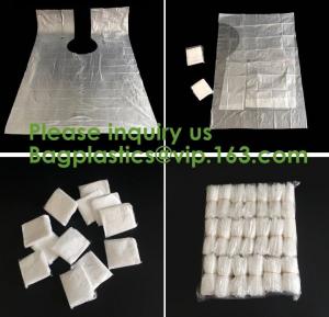 China compostable kitchen apron Biodegradable Gloves Sleeves PLA/PBAT/Corn Starch Compostable Bag singlet bags, vest carrier on sale