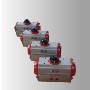 Cheap At Series Aluminum Alloy Rotary Actuator Pneumatic Single Action Actuator Compact Design for sale