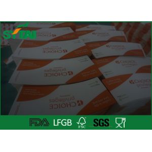 Flexo Printing Glossy White Cardboard Paper / Duplex Board Paper For Paper Cup