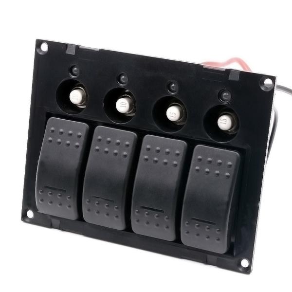 DC12V 360W Waterproof Boat Electricals With 4 Control Dual Color