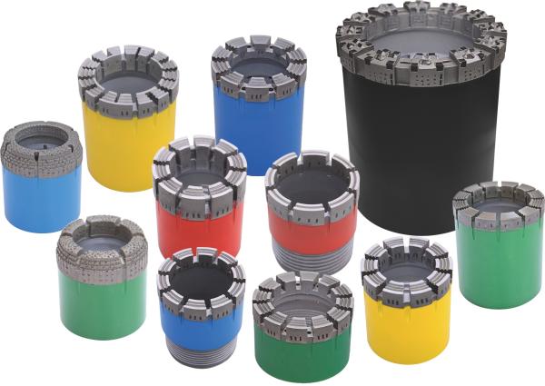 Quality PQ3 NTW BTW HTW Surface Set Diamond Core Drill Bits For Rock wholesale
