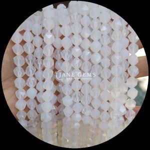 Dazzling Diamond Cut Multi Colored Gemstone Beads Clear Quartz Carnelian Loose