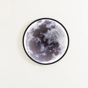 Creative LED Moon Light Wall Lamp Simple Modern Printed Corridor and Living Room