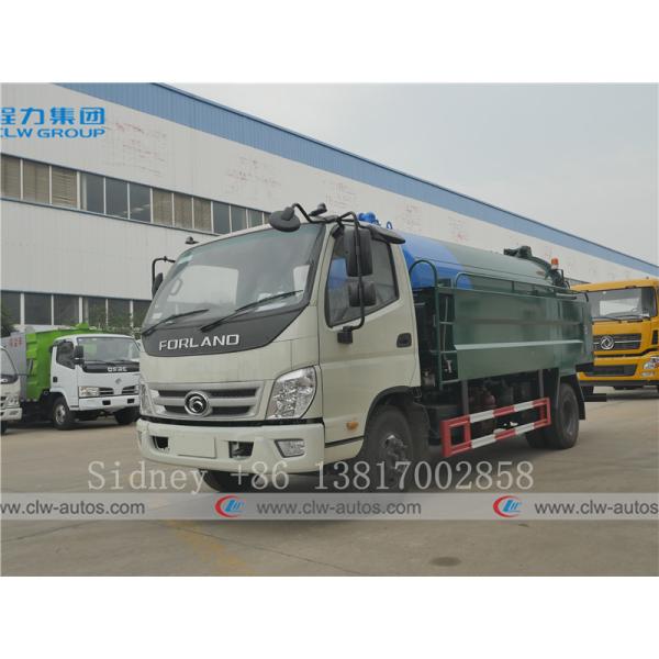 Foton Forland 8000L 4X2 Vacuum Sewage Suction Truck