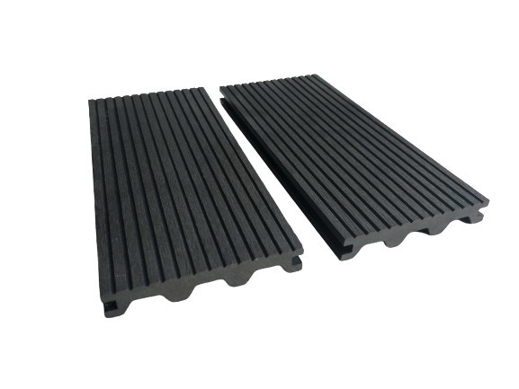 Quality Brushing Exterior SGS 135mm 23mm WPC Solid Decking wholesale