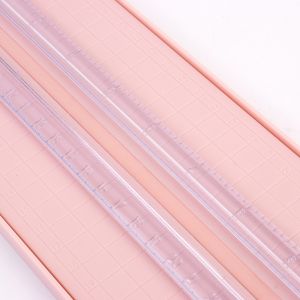 12 Functions Pink Paper Cutter for DIY Crafts and Circle Trimming A Must-Have