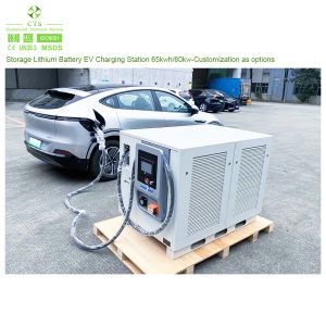 DC fast 40kW 60kW 120kW road accident rescue ev charging station with CCS1 and