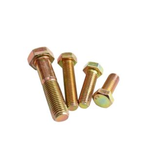 35mm Length M16 Thread Size Hex Head Bolts DIN933 Zinc Plated Grade 8.8/10.9