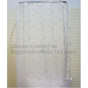 biodegradabwaterproof Eco-friendly Shower Curtain, PEVA materails Shower Liner,