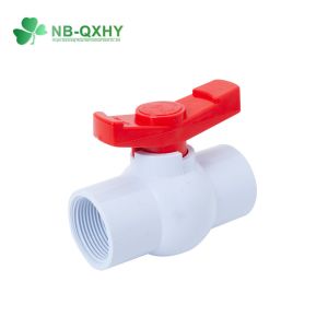 Glue Connection PVC UPVC Octagonal Ball Valve 2" Inch for Water Pipe Threaded