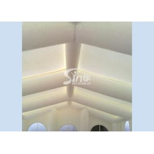 10x6m big movable house white wedding party inflatable tent with big entrance