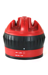 Quality One Hand Done Suction Knife Sharpener ABS Plastic With Non Slip Cup wholesale