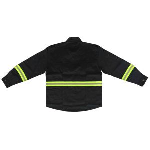 Pure Cotton Twill Navy Custom Work Shirts For Men With Two Chest Pockets