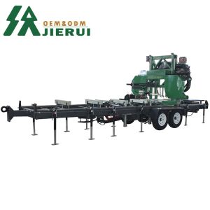 Log Band Saw Type 27HP 31 Inch Portable Woodcutting Bandsaw Mill with Horizontal