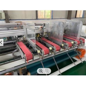 Two Pieces Carton Folding And Gluing Machine For Corrugated Box